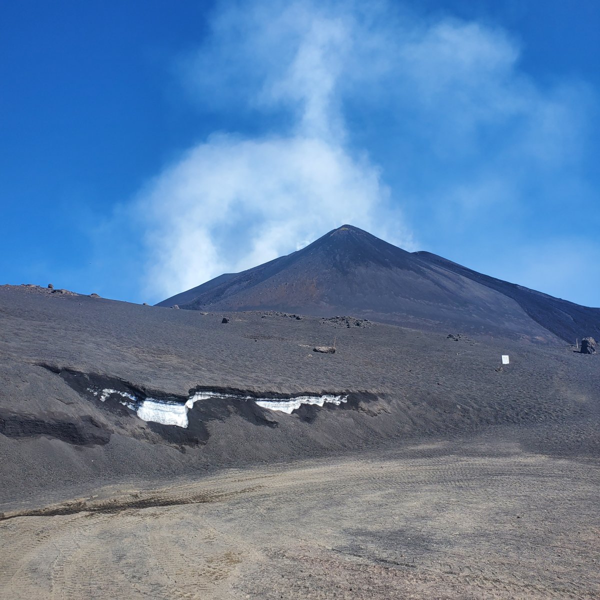 Das Eis unter der Lava-Asche war überraschend